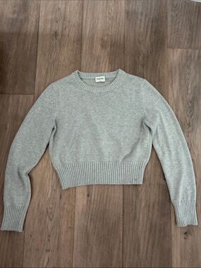 Sunday Best Light Heather Gray Crewneck Sweater
